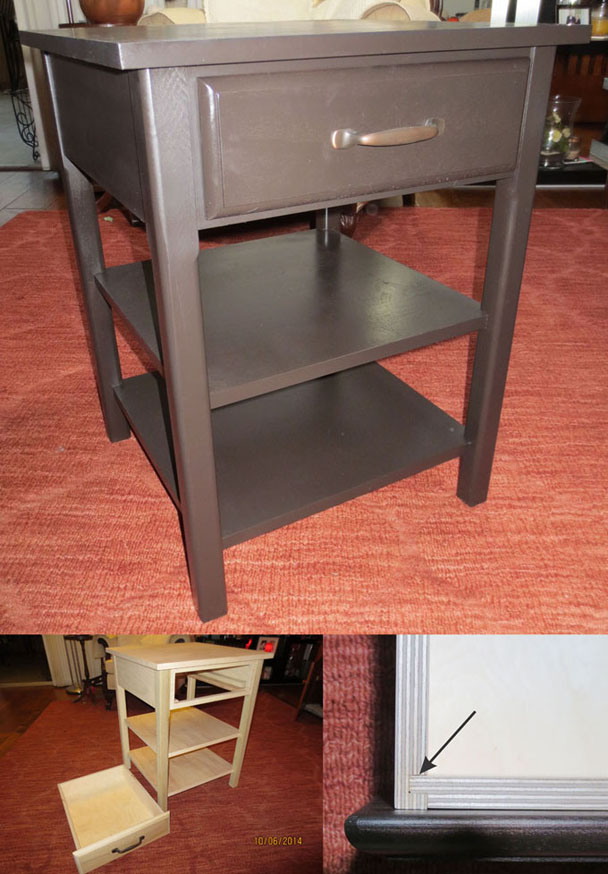 Composite Image of the Computer Side Table