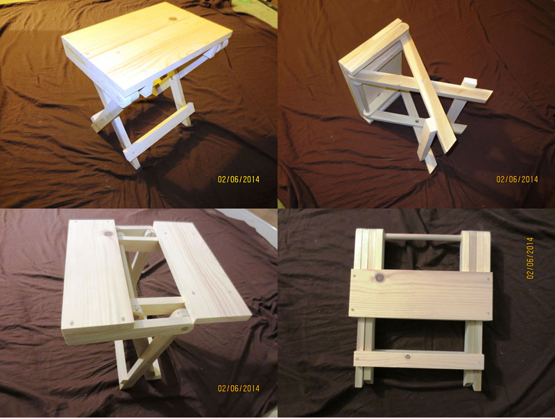 Multiple Views of the Folding Stool