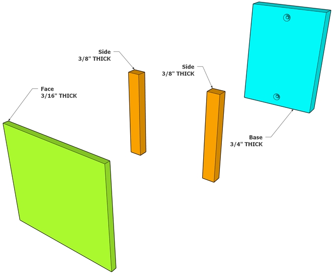 Design Drawing of the Expanded Holster Assembly