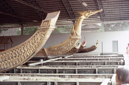 View of Several Barges