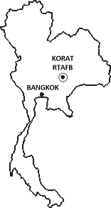 Line Drawing of Thailand