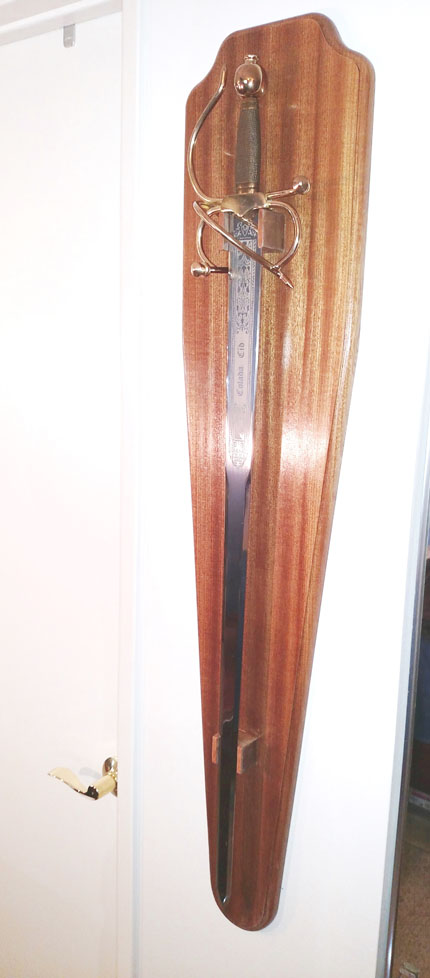 Sword Display Plaque