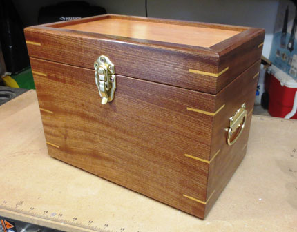 Sapele Utility Box