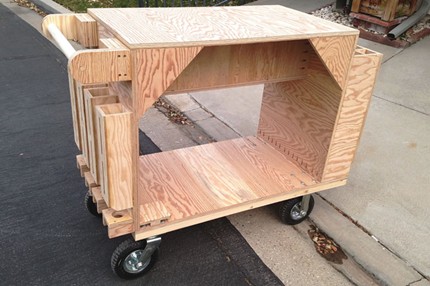 Baseball Equipment Cart