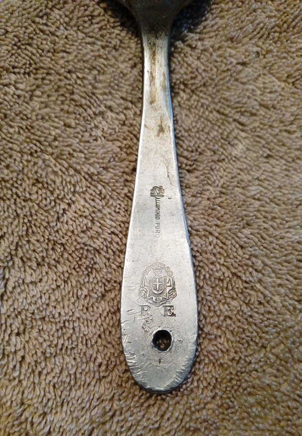 Handle of Aluminum Spoon
